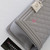 CHANEL Chanel Le Boy Old Medium 20B Gray Quilted Caviar with light gold hardware 