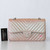 CHANEL Chanel Classic Medium Double Flap 17B Rose Gold Chevron Caviar with silver hardware 