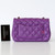 CHANEL Chanel Classic Mini Rectangular Flap 22P Purple Quilted Lambskin with light gold hardware 
