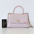 CHANEL Chanel Mini/Small Coco Handle 20A Light Pink Quilted Caviar with light gold hardware 