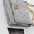 CHANEL Chanel 19 Wallet on Chain 21B Gray Lambskin with multi-tone hardware 