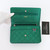 CHANEL Chanel Classic Wallet on Chain 18S Emerald Green Caviar with light gold hardware 