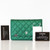 CHANEL Chanel Classic Wallet On Chain 18S Emerald Green Caviar light gold  hardware 