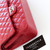 CHANEL Chanel Classic Medium Flap 12A Red Caviar with silver hardware 