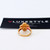 VAN CLEEF 
ARPELS Vintage Alhambra Ring Mother of Pearl 53 18K Yellow Gold 