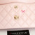 CHANEL Chanel Classic Small Flap 21C Rose Clair Quilted Caviar with light gold hardware 