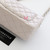 CHANEL Chanel Classic Mini Rectangular 18B Ivory Quilted Caviar with silver hardware 