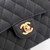 CHANEL Chanel Classic Small Flap  Black Quilted Caviar with Gold hardware 