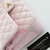 CHANEL Chanel Classic Medium Flap 22P Light Pink Quilted Caviar Light Gold Hardware 