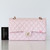 CHANEL Chanel Classic Medium Flap 22P Light Pink Quilted Caviar Light Gold Hardware 