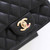 CHANEL Chanel Classic Mini Square Flap Black Quilted Lambskin Light gold hardware 