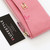 CHANEL Chanel Classic Zip Pouch Long Wallet 18K Pink Calfskin Gold Hardware 