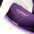 CHANEL Chanel Mini Rectangular Top Handle 22A Purple Lambskin Light Gold hardware 