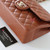 CHANEL Chanel Classic Small Flap 23A Golden Brown/Caramel  Quilted Caviar Light Gold Hardware 