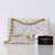 CHANEL Chanel Classic Medium  Flap 23S Ecru and Multicolor Gold-tone hardware 