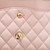 CHANEL Chanel Classic Medium Flap 21S Light Pink Quilted Caviar Light Gold Hardware 