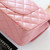 CHANEL Chanel Vintage Classic Medium Flap Sakura Pink Quilted Caviar 24K Gold-plated hardware 