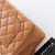 CHANEL Chanel Mini Rectangular Flap Top Handle 23P Dark Beige Quilted Lambskin Light Gold Hardware 