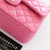 CHANEL Chanel Classic Small Flap 21P Barbie Pink Quilted Caviar Light Gold Hardware 