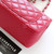 CHANEL Chanel Classic Mini Rectangular 18B Red Quilted Caviar Silver Hardware 