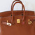 HERMES Hermés Birkin 25 Fauve Barenia Faubourg Gold Hardware 