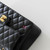 CHANEL Chanel Classic Small Flap Black Quilted Caviar Gold Hardware 