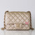 CHANEL Chanel Classic Mini Square 21P Metallic Gold Quilted Lambskin Light Gold Hardware 