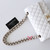 CHANEL Chanel Classic Medium Flap 19B White Quilted Caviar Light Gold Hardware 