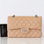 CHANEL Chanel Classic Small Flap Beige Quilted Caviar Silver Hardware 