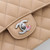 CHANEL Chanel Classic Small Flap Beige Quilted Caviar Silver Hardware 