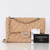 CHANEL Chanel Classic Small Flap Beige Quilted Caviar Silver Hardware 