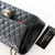 CHANEL Chanel Classic  Medium Flap Black Quilted Caviar Gold Hardware 