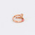 CARTIER Cartier Juste Un Clou Ring Rose Gold Diamonds 51 