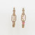 CHANEL Chanel 20S CC Crystal Pearls Vendome Hoop Earrings Gold 