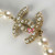 CHANEL Chanel 23V Pearl CC 100th Anniversary Short  Necklace Light Gold 
