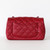 CHANEL Chanel Classic Mini Rectangular 17B Red Quilted Caviar Silver Hardware 