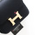 HERMES Hermes Constance 24 Black Epsom Rose Gold Hardware 