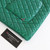 CHANEL Chanel Large O Case 18S Iridescent Emerald Green Quilted Caviar Light Gold Hardware 