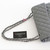 CHANEL Chanel Classic Medium Flap 17B Gray Quilted Caviar Silver Hardware 