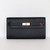 HERMES Hermes Kelly To Go Wallet Black  Epsom Gold Hardware 