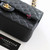 CHANEL Chanel Classic Medium Flap Black Quilted  Caviar Gold Hardware 