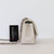 CHANEL Chanel Classic Mini Rectangular Flap 18B Ivory Quilted Caviar Silver Hardware 