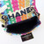 CHANEL Chanel Classic Medium Flap 21K Multicolor Rainbow Quilted Satin Light Gold Hardware 