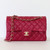 CHANEL Chanel Classic Small Flap  21A Dark Pink Quilted Caviar Light Gold Hardware 