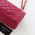 CHANEL Chanel Classic Small Flap  21A Dark Pink Quilted Caviar Light Gold Hardware 