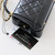 CHANEL Cocodoc 24A Mini Top Handle Black Shiny Lambskin Brushed Gold Hardware 