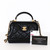 CHANEL Cocodoc 24A Mini Top Handle Black Shiny Lambskin Brushed Gold Hardware 