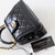 CHANEL Cocodoc 24A Mini Top Handle Black Shiny Lambskin Brushed Gold Hardware 