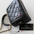 CHANEL Cocodoc 24A Mini Top Handle Black Shiny Lambskin Brushed Gold Hardware 