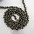 VAN CLEEF & ARPELS Classic 18B Black Chevron Mini with light gold hardware 